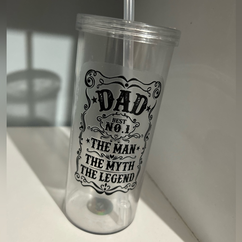 16 oz NEW Handmade Clear Cup